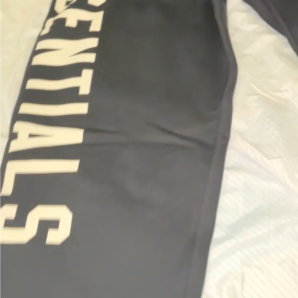 Essentials Black Fleece Lounge Pants (Brand New Never worn) - Picture 6 of 7